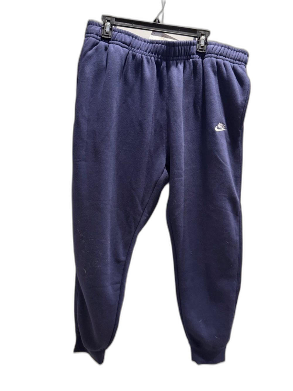 Nike Navy Blue Fleece Joggers Standard Fit Taper Leg Regular Length 2XL